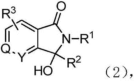 3-hydroxy isoindole-1-ketone derivative and preparation method thereof