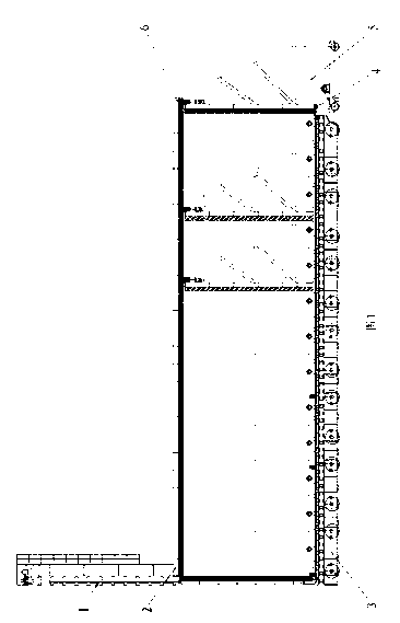 Super-large trolley type gas heat treatment furnace