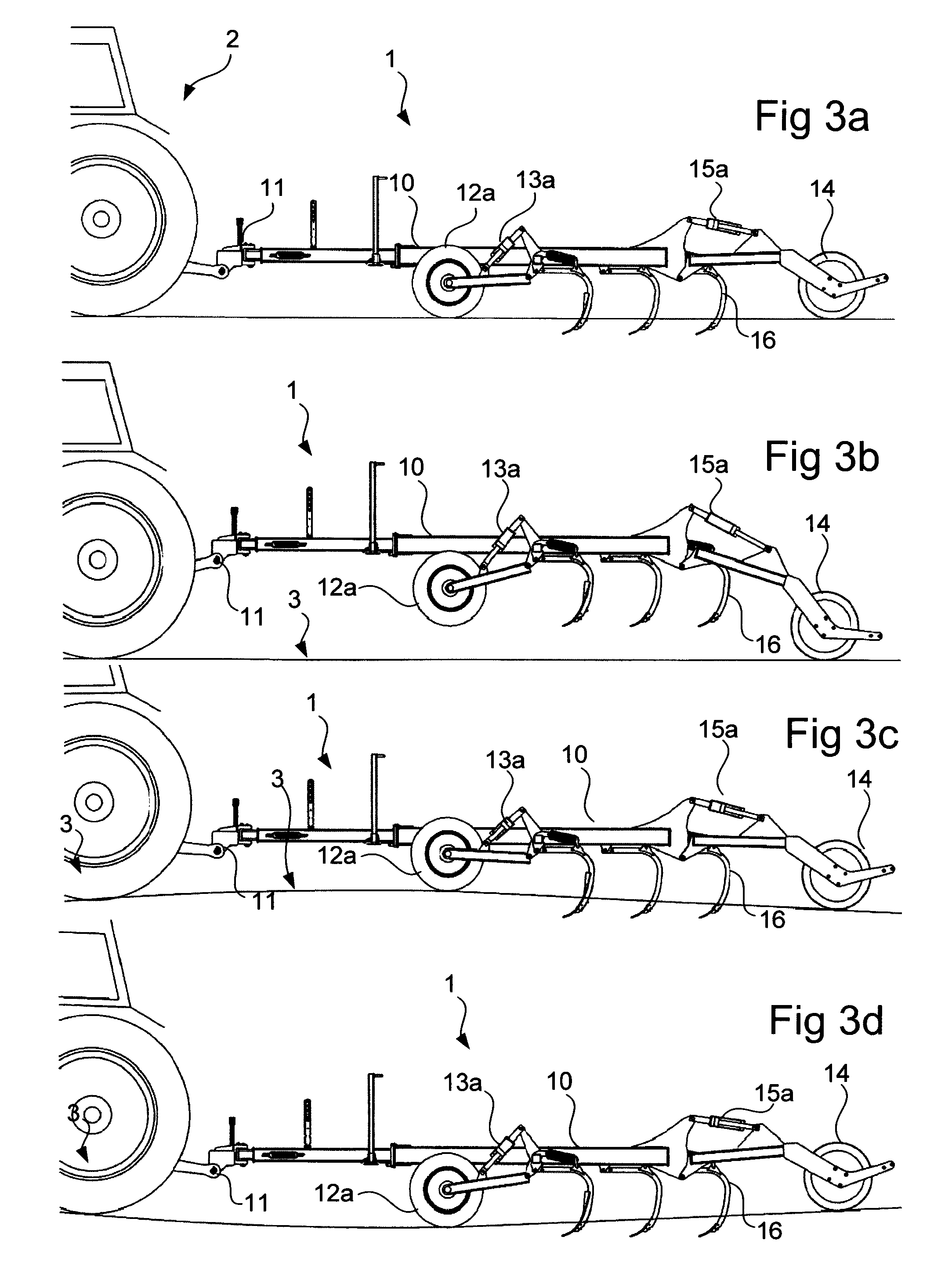 Agricultural implement and method of controlling an agricultural implement