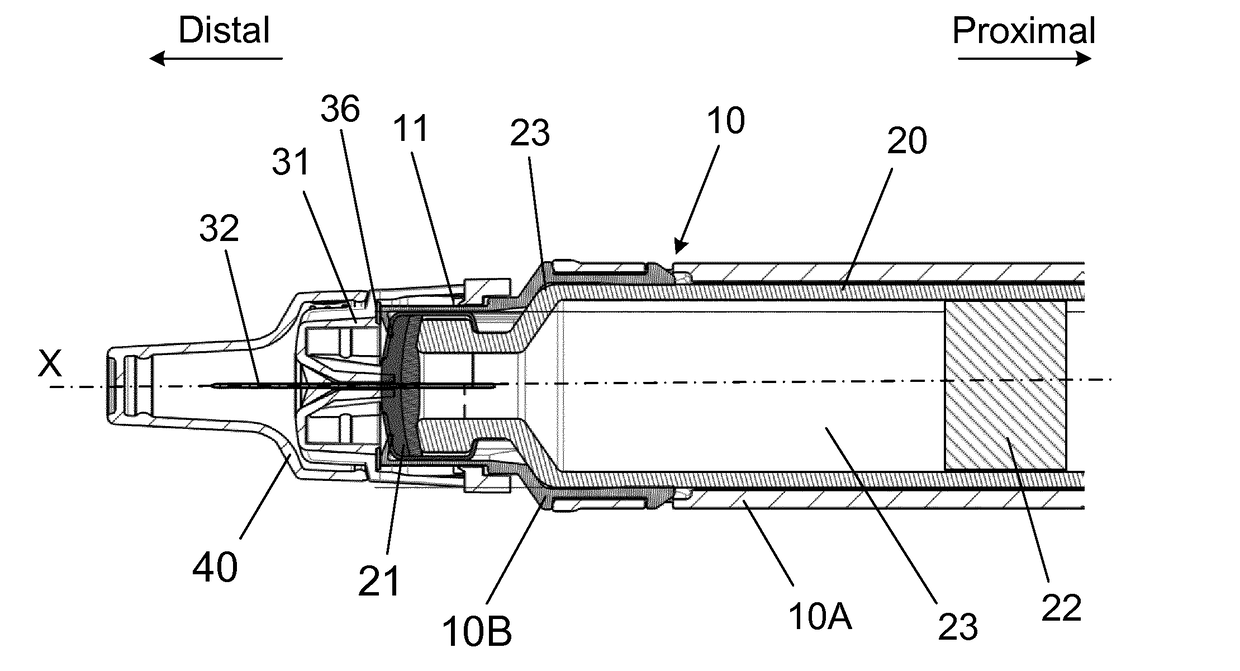 An injection device with a removable cap