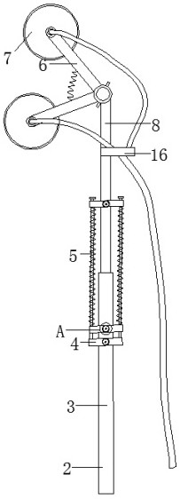 Solidification-preventing rapid painting device for interior decoration