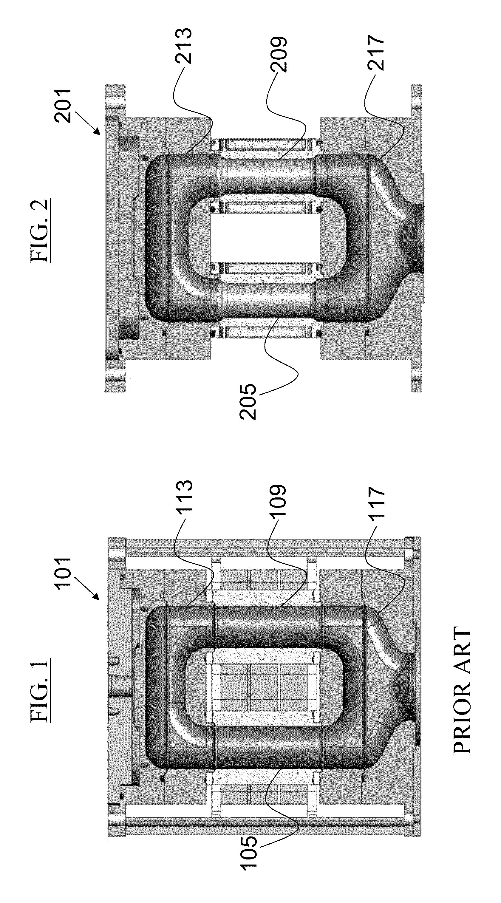 Toroidal Plasma Channel with Varying Cross-Section Areas Along the Channel