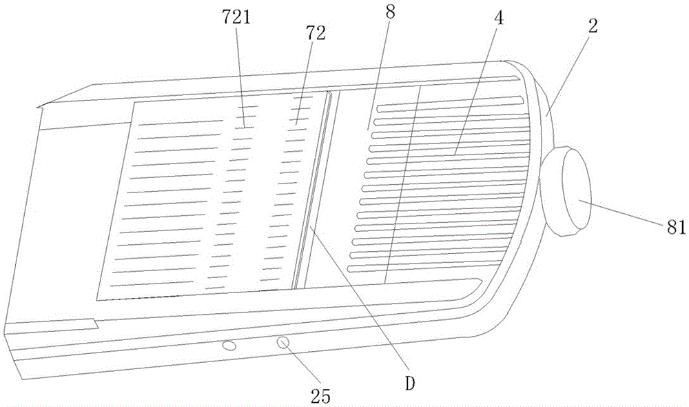 Vegetable treating device