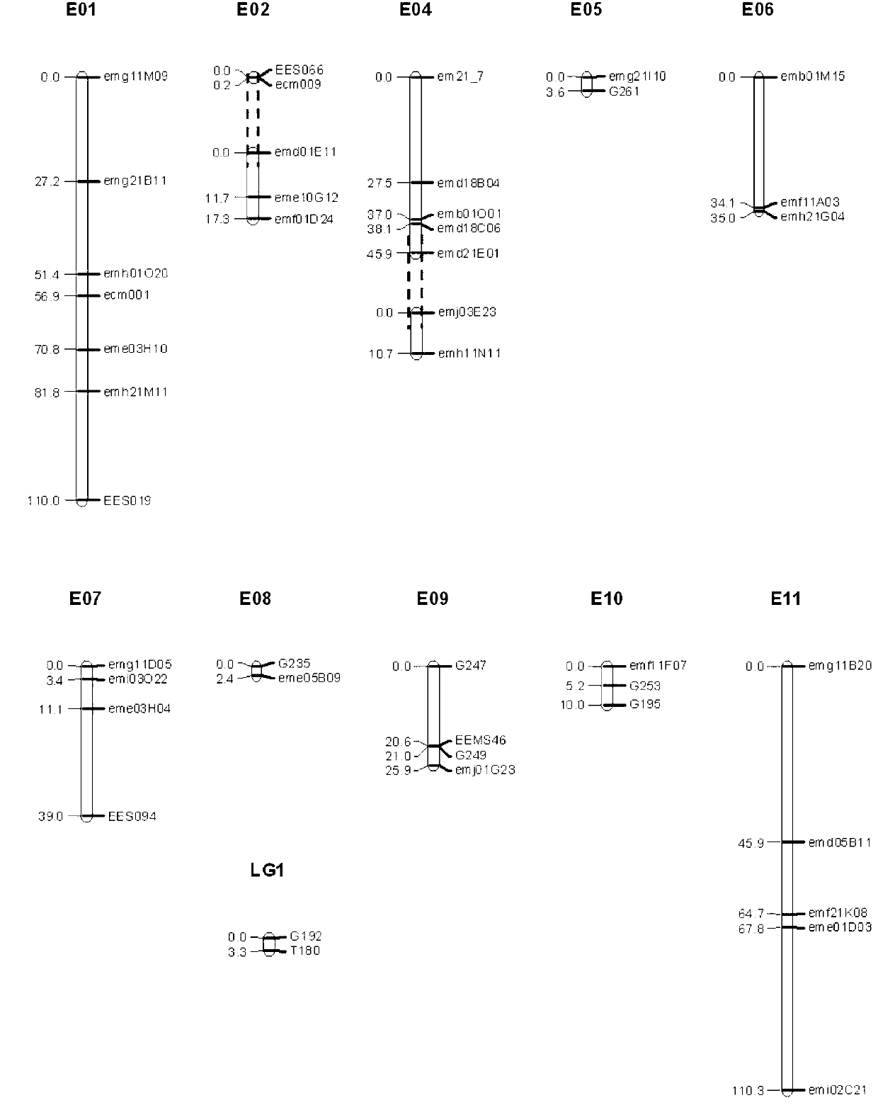 Development and application method of solanum melongena L. EST-SSR marker