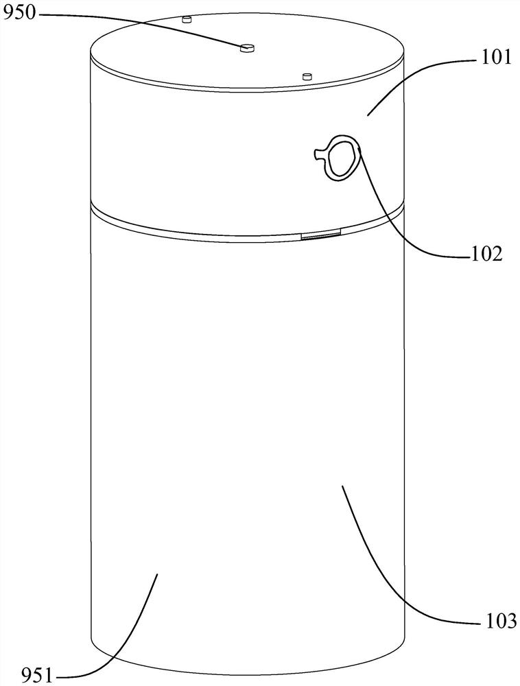 An electric cup brush device