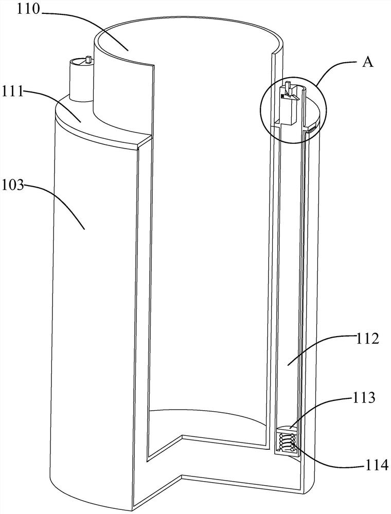 An electric cup brush device