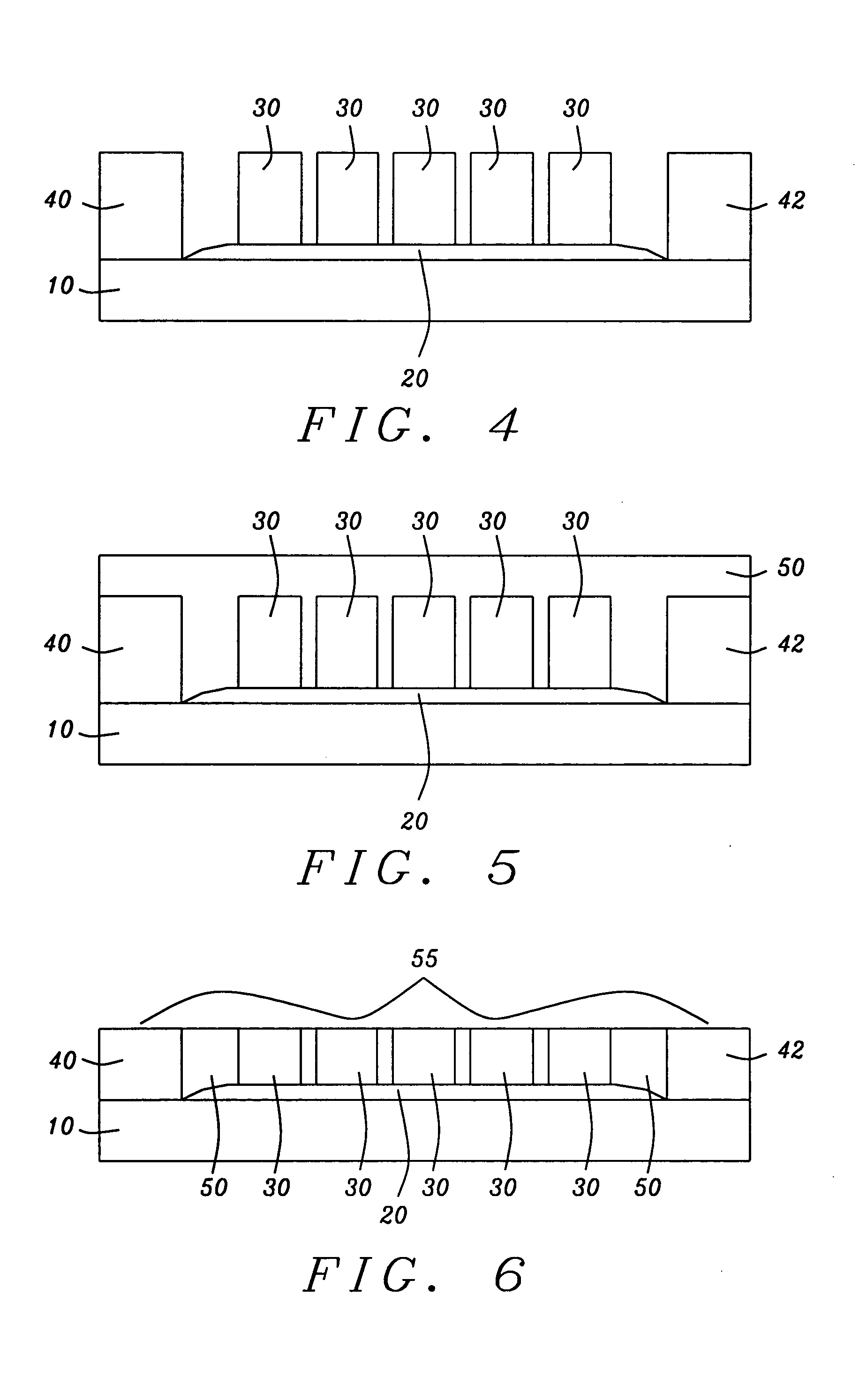 Method to make a planar writer with low D.C. coil resistance