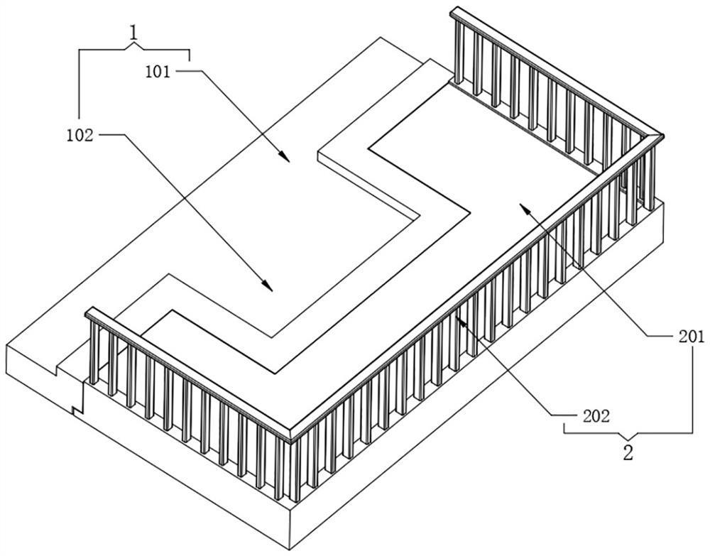 Mounting structure of steel structure cantilever balcony