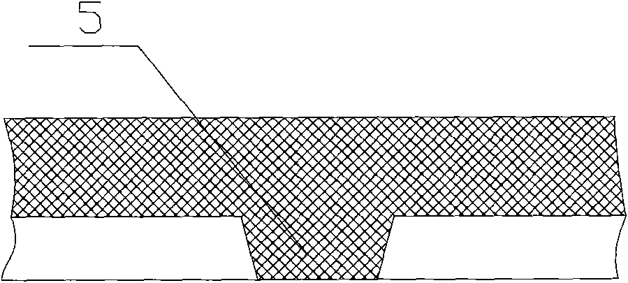 Large grid plate for air pressure filter