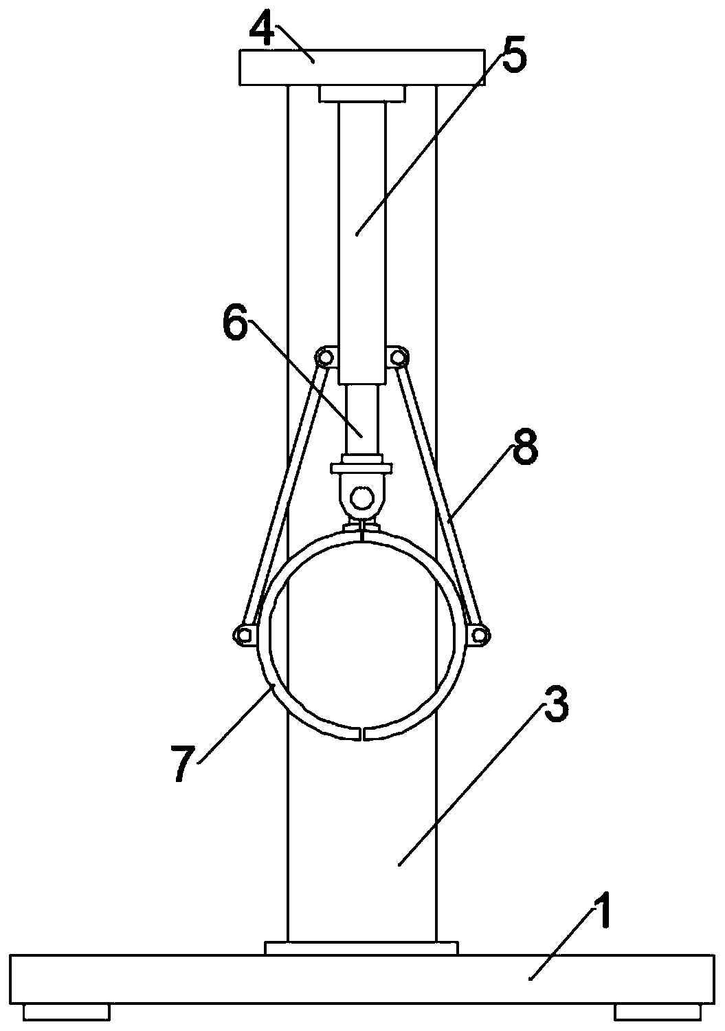 Self-propelled wire boring device for inner wall of through pipe