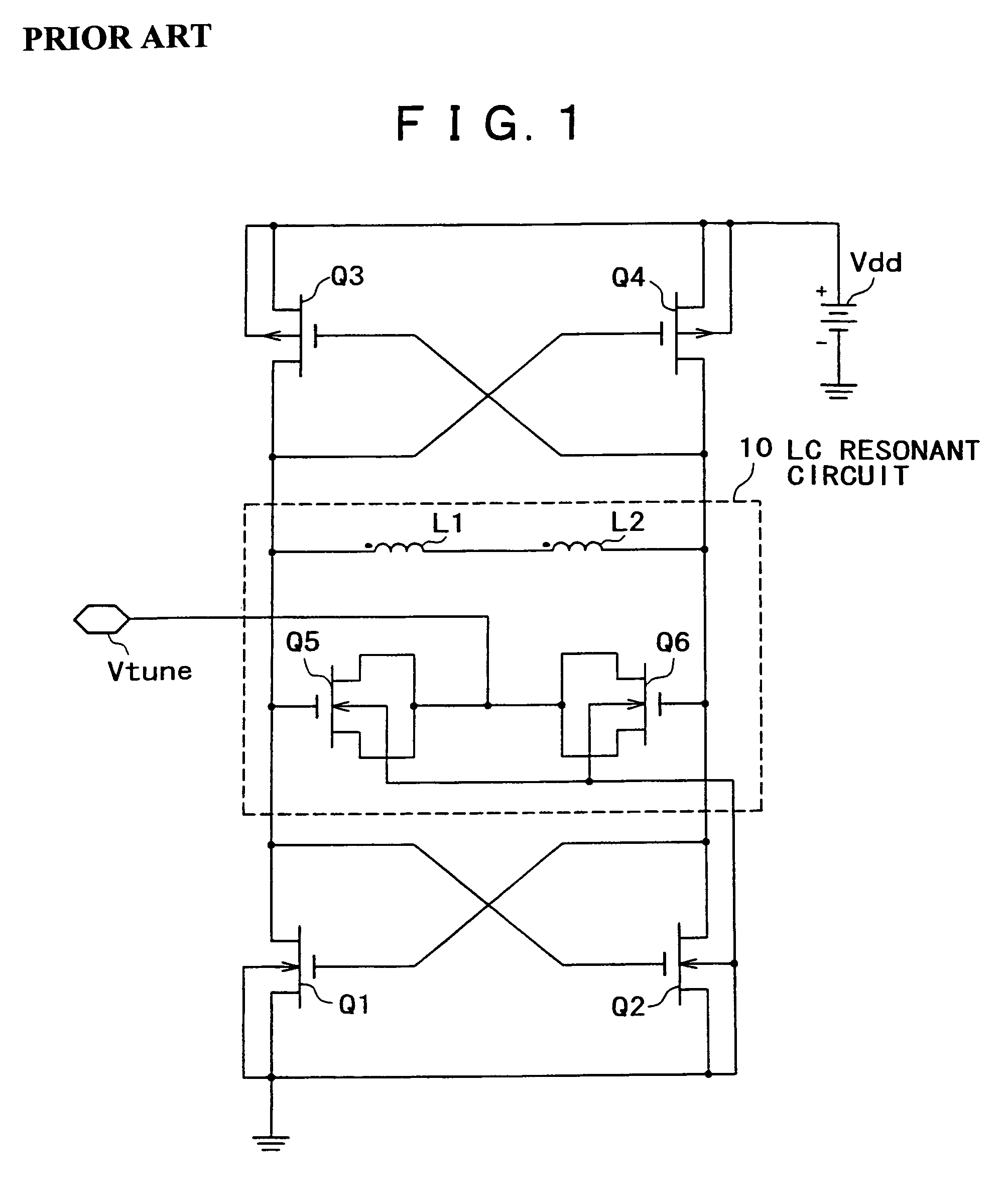 Resonant circuit and a voltage-controlled oscillator