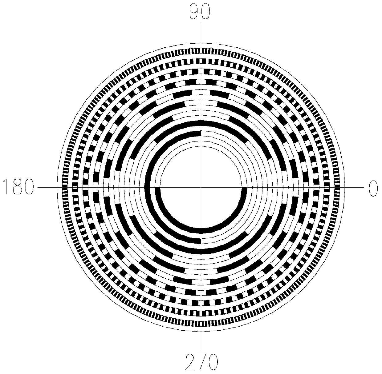 An absolute photoelectric encoder code disc and an absolute photoelectric encoder