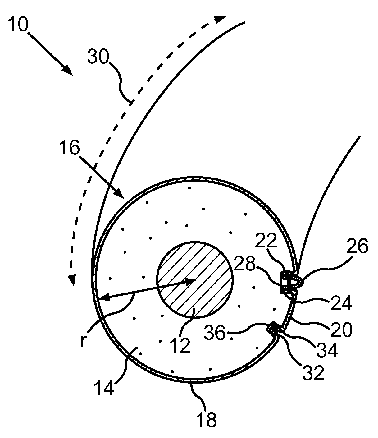 Steering wheel for a motor vehicle and process for producing a steering wheel