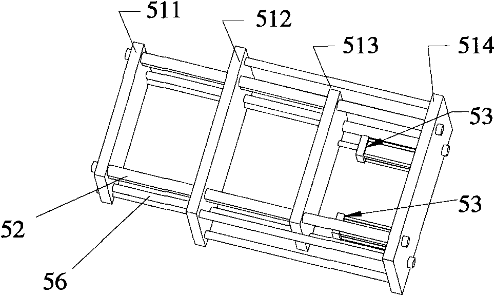 Hollow forming machine for injecting, drawing and blowing plastic by one-step method