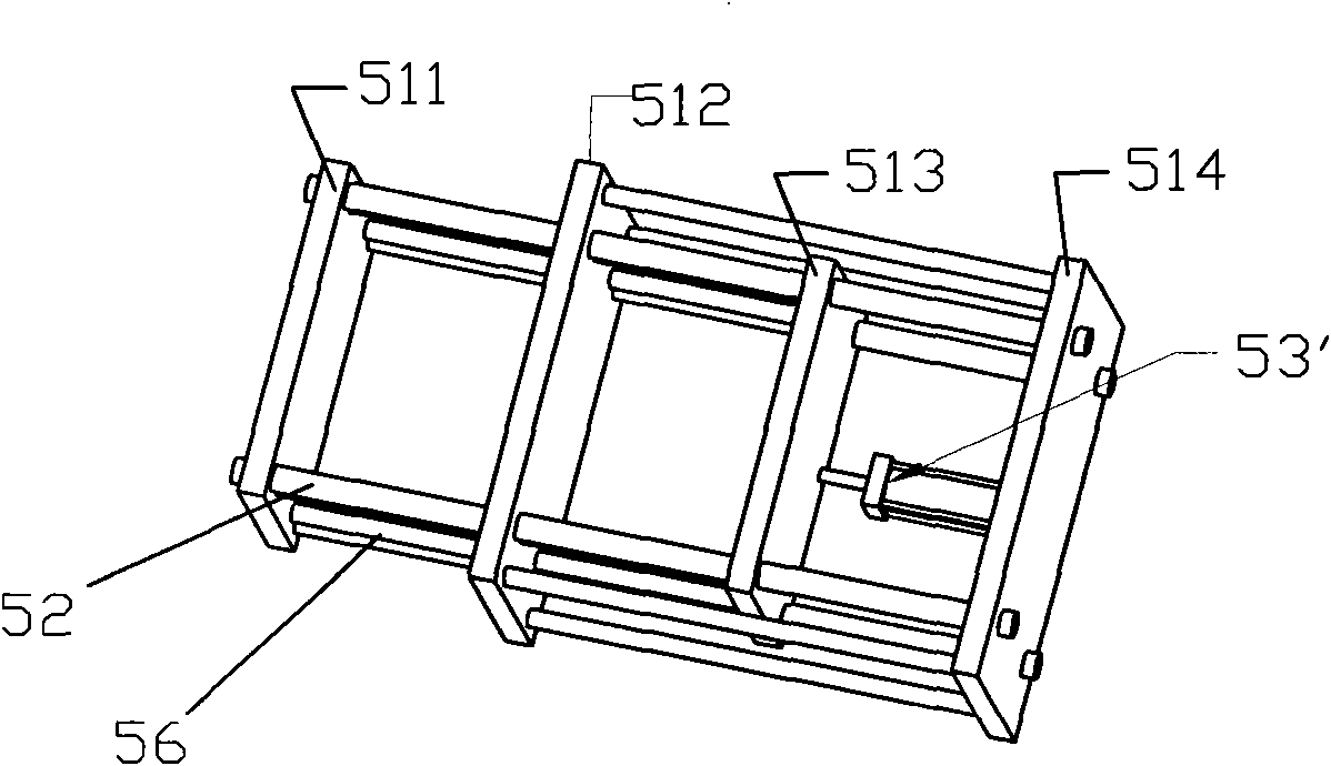 Hollow forming machine for injecting, drawing and blowing plastic by one-step method