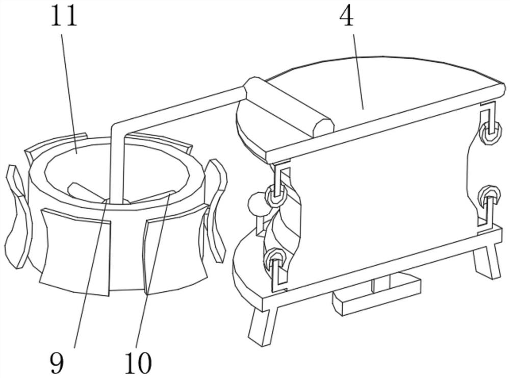 Power supply cable winding device