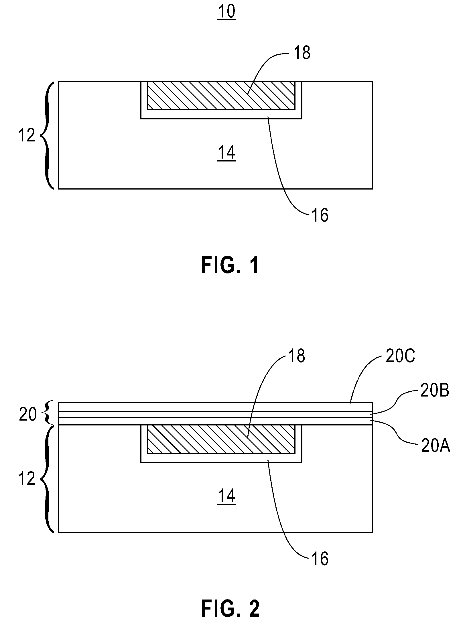 Engineered interconnect dielectric caps having compressive stress and interconnect structures containing same