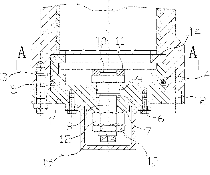 Axial adjusting device of butterfly valve shaft