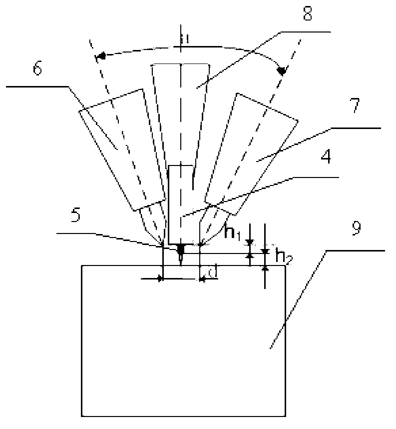 Fusing method of laser welding with filler wires using double TIG welding torches