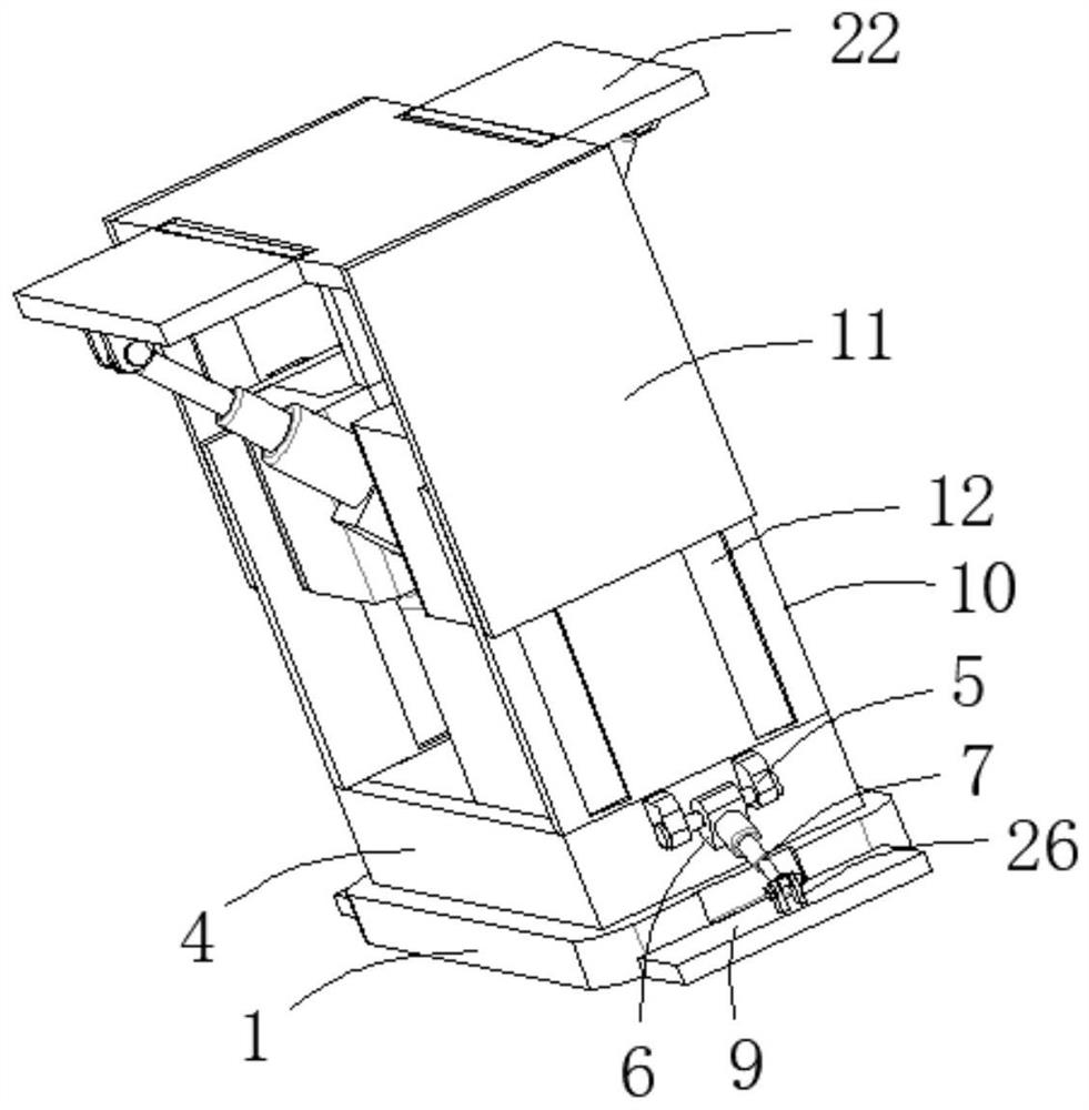 Fully mechanized caving hydraulic support suitable for backward sliding prevention of inclined coal seam