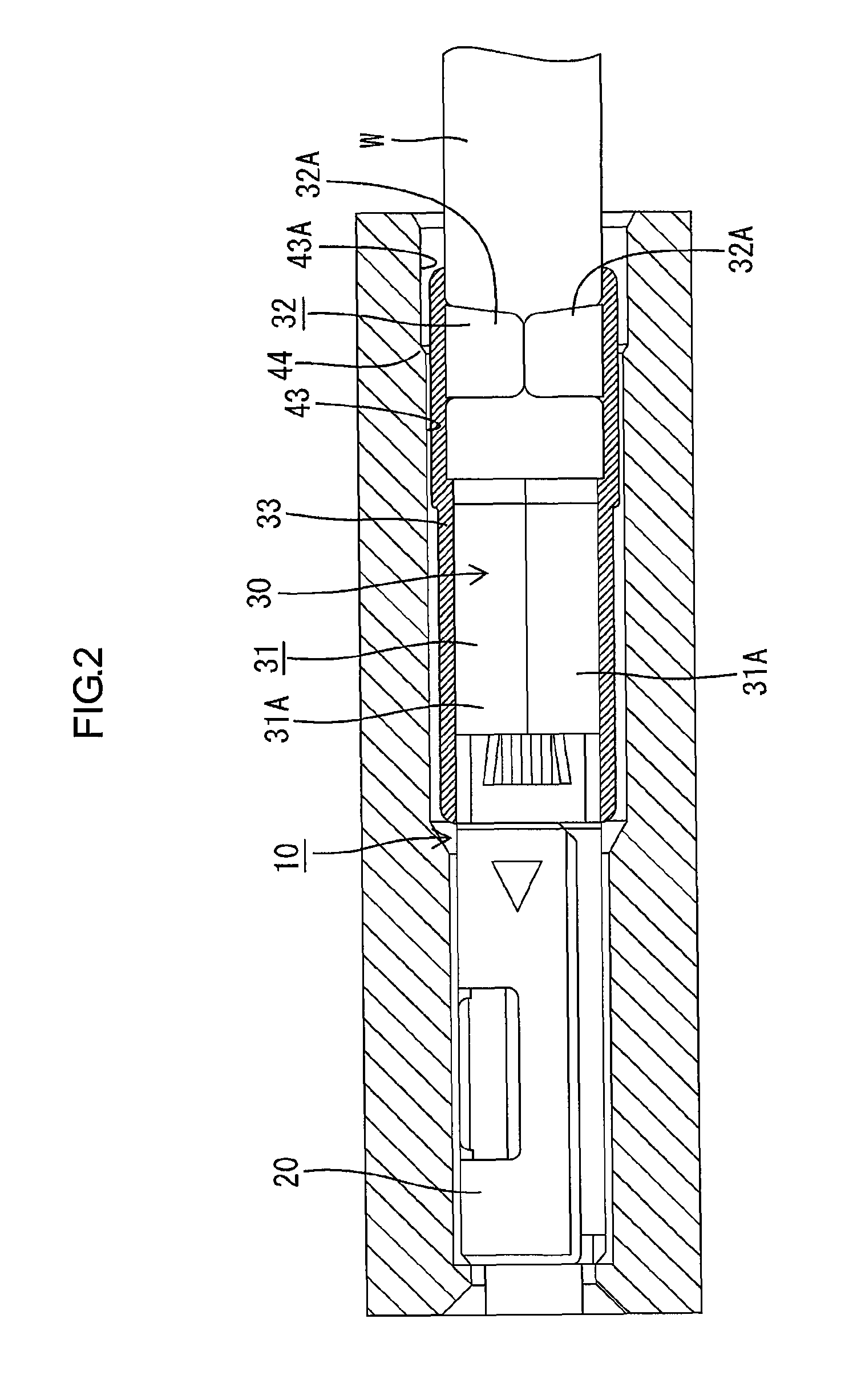 Anti-corrosion structure for wire connecting portion