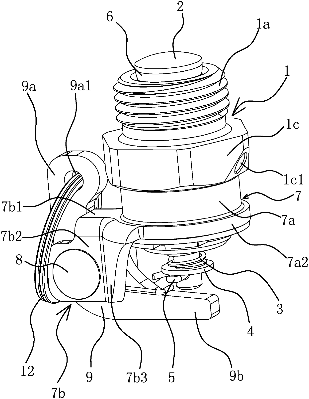 Water draining valve of gas storage barrel