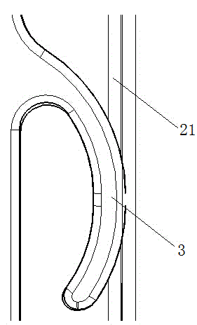 Interior sliding rail structure capable of preventing abnormal noise
