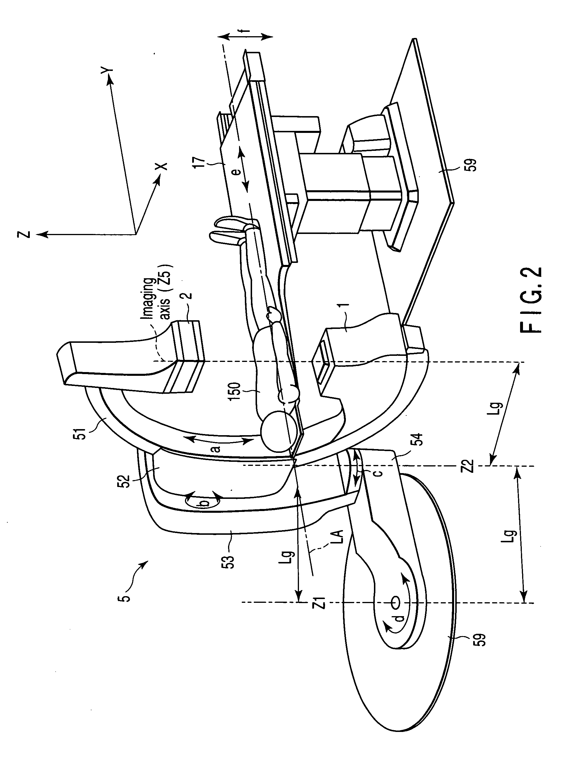 C-arm holding apparatus and X-ray diagnostic apparatus