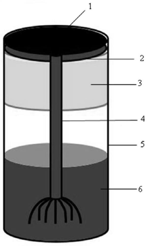 Solar seawater desalination device and application based on gas-liquid interface heating