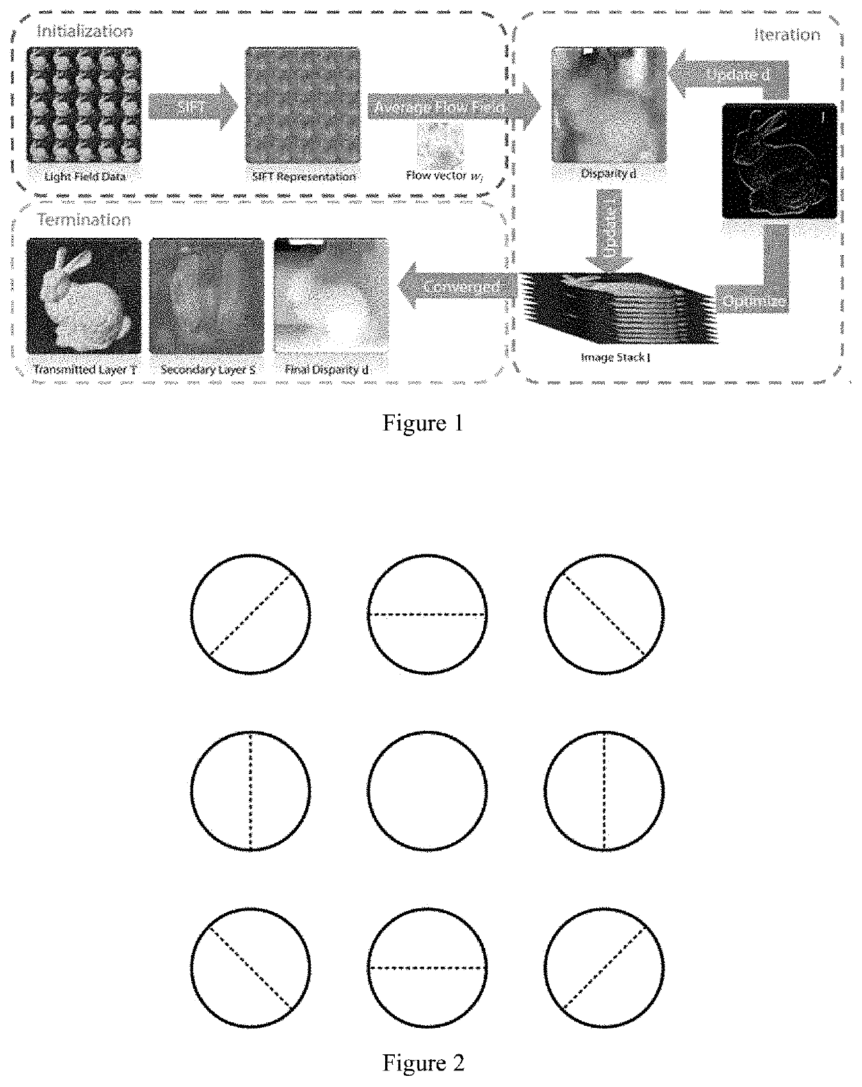 Light field based reflection removal