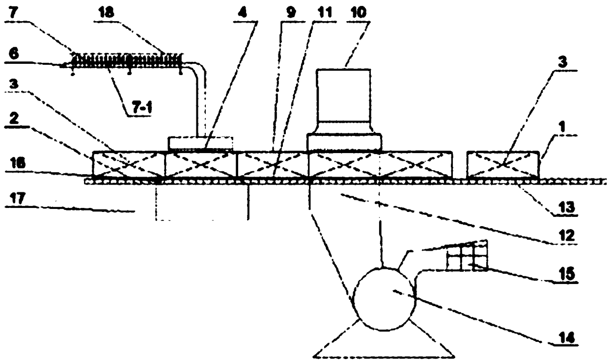 Heat pipe and heat storage combined type water cooling method and device thereof