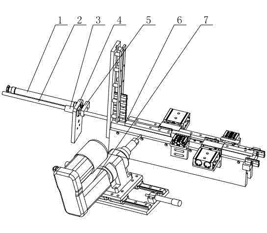 Full-automatic slotting and drilling device