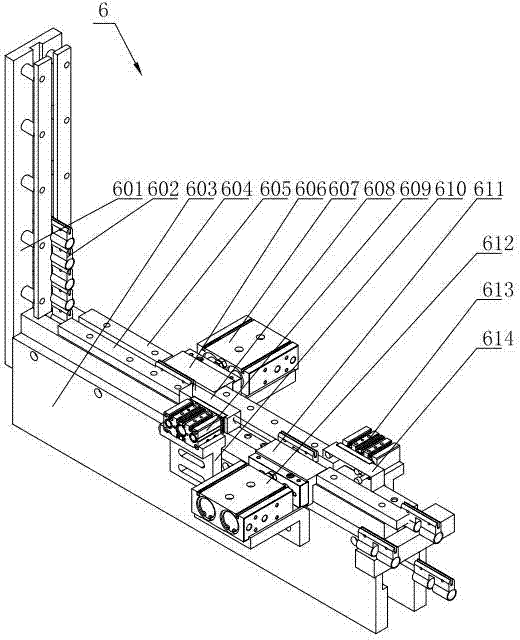 Full-automatic slotting and drilling device