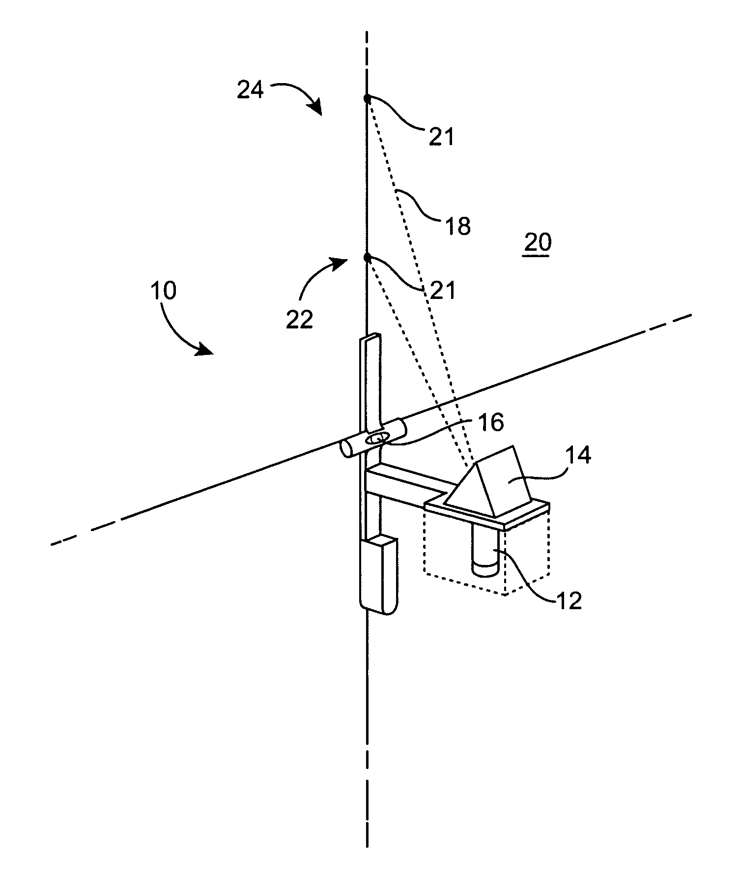 Device for graphically showing a schedule