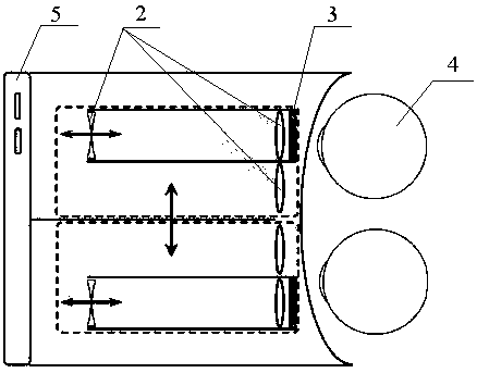 Eye accommodation force detection device and method