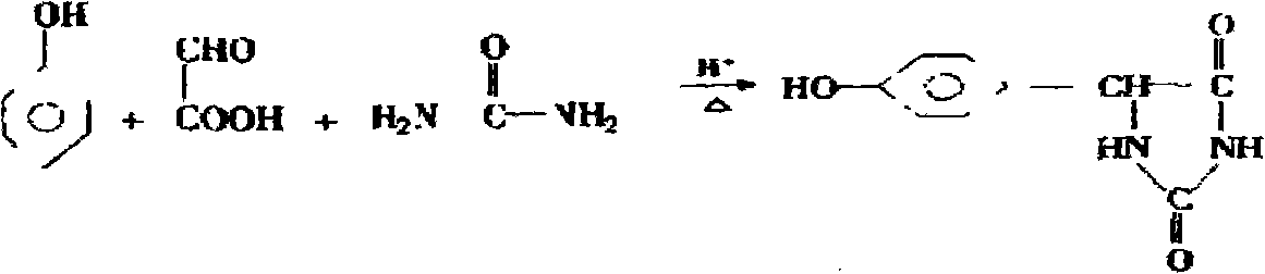 Method for preparing 4-hydroxyphenyl hydantoin