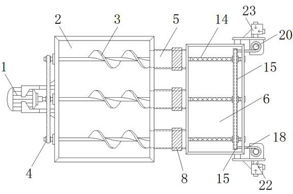 Intermittent multi-adaptive-specification plastic part anti-deformation injection molding machine