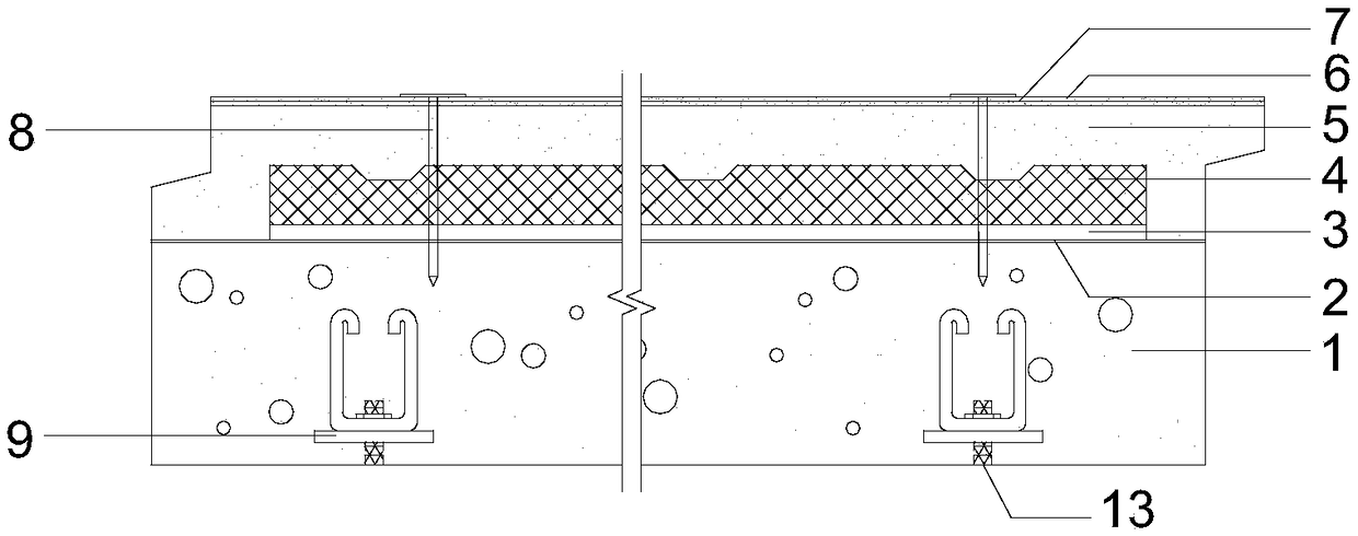 Composite wall panel for prefabricated steel structure building and its manufacturing and installation method