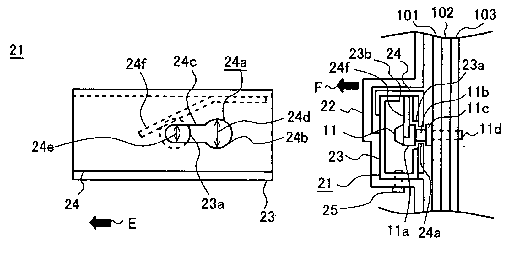 Connection device, image forming apparatus and optional device equipped with the same