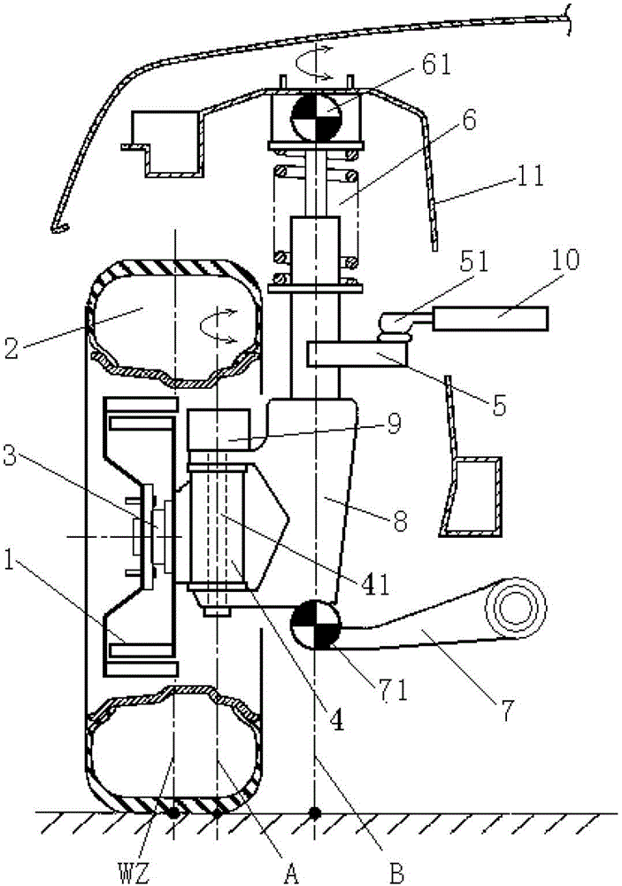 Independent driving, steering and suspending system