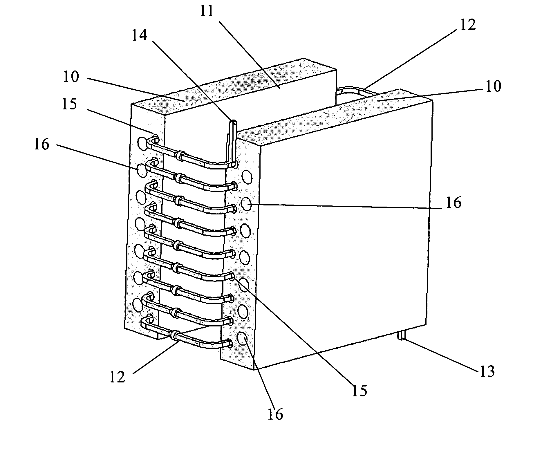 Method and apparatus for heating mold by high frequency current