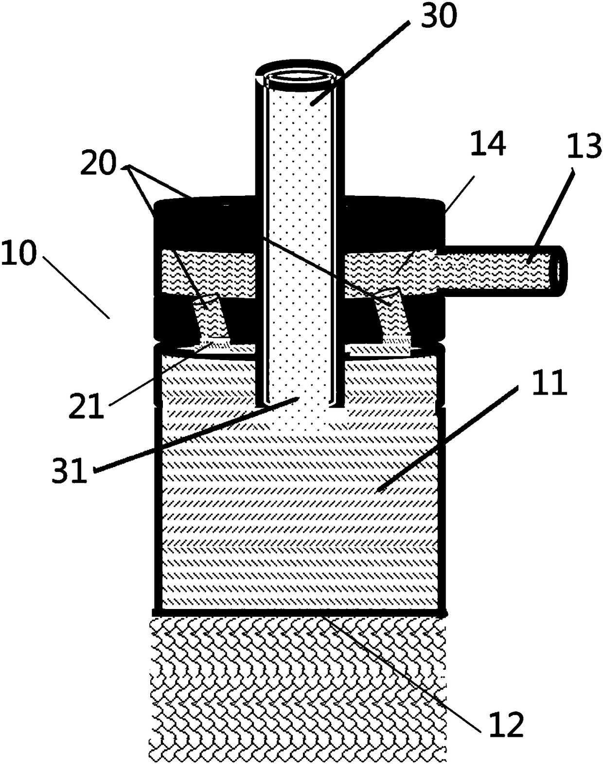 Spiral-flow type spraying structure and spray gun thereof