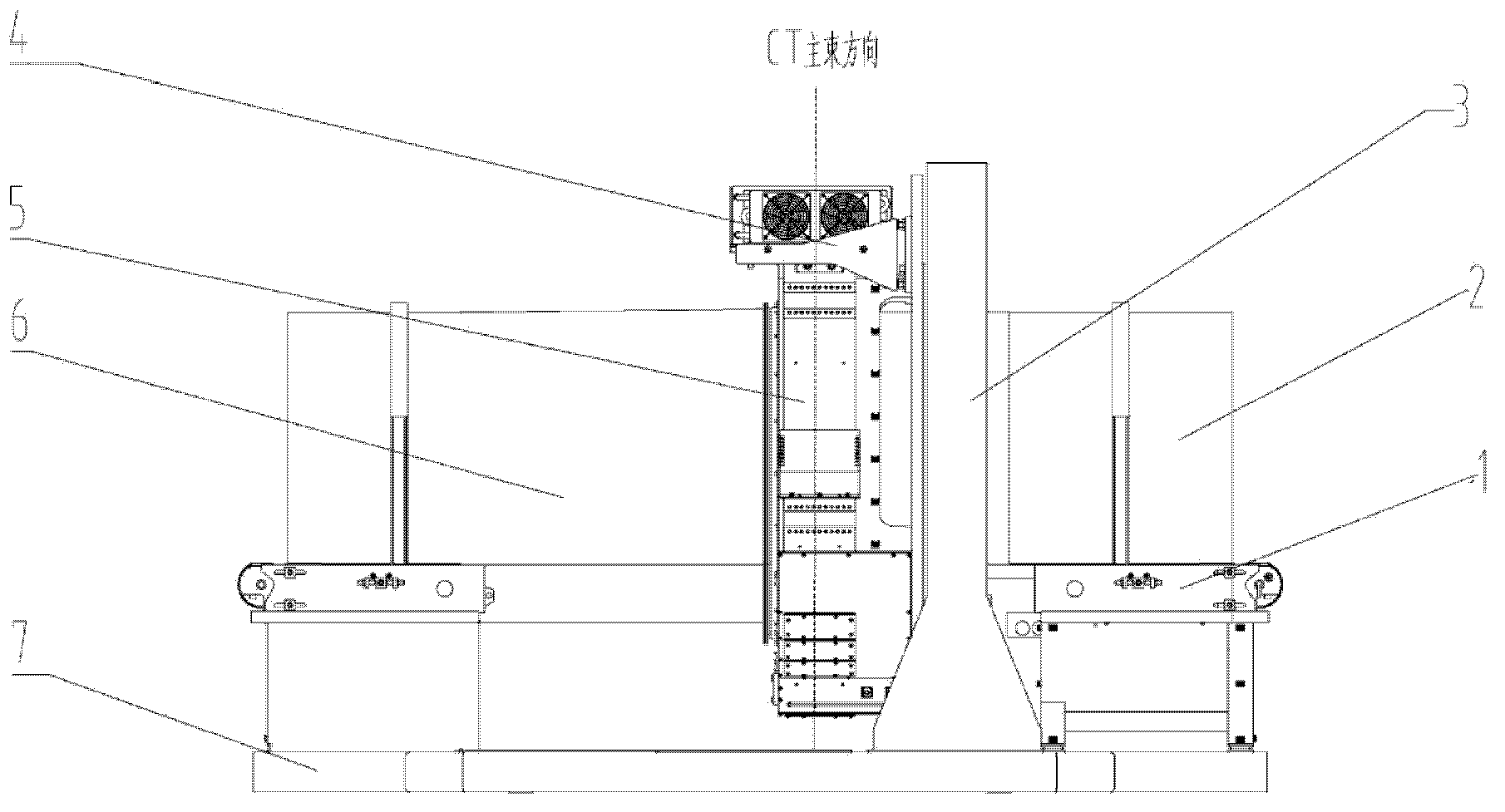 CT (computed tomography) luggage safety inspection system and detector device of CT safety inspection system