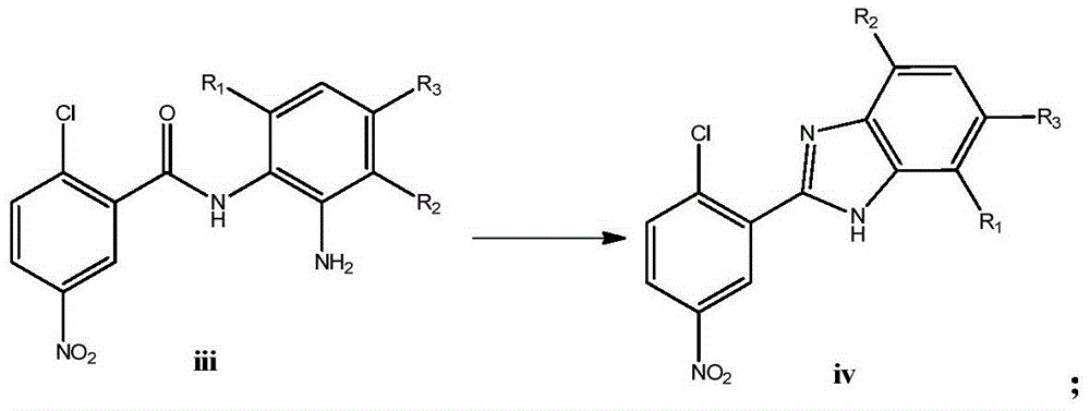 Diaryl amide compound containing benzimidazole group as well as synthesis and application of diaryl amide compound