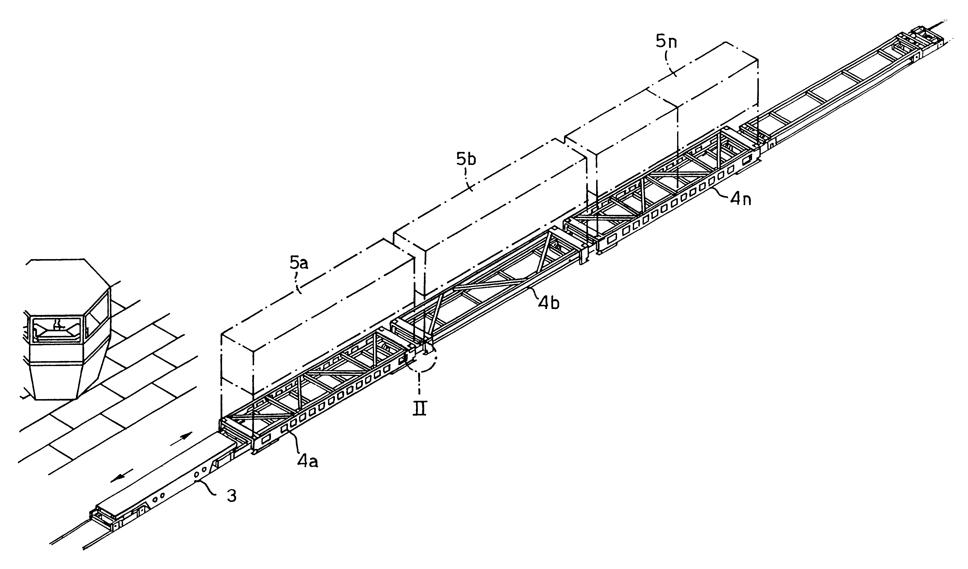 Method and arrangement for transporting load units