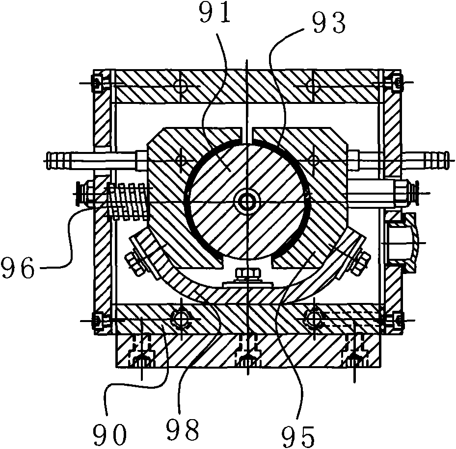 Movable conductive structure of electrode of seam welder