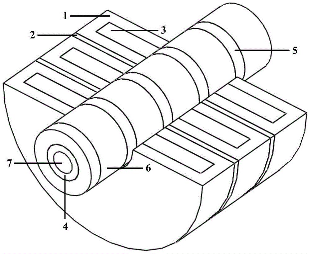 Single-phase cylindrical linear vibration motor