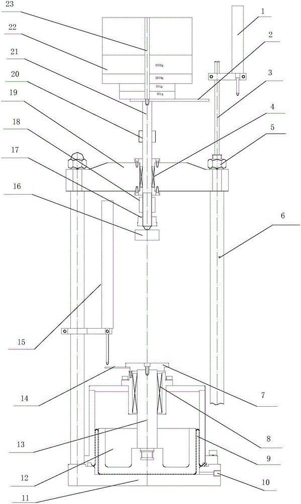 Soil consolidation detector of using weight and air pressure combined loading and detection method