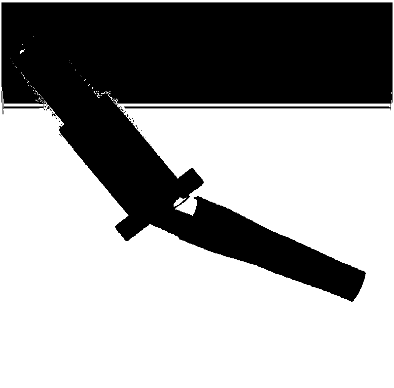 Technique for integrally and quickly forming special shaped rudder shaft of aircraft