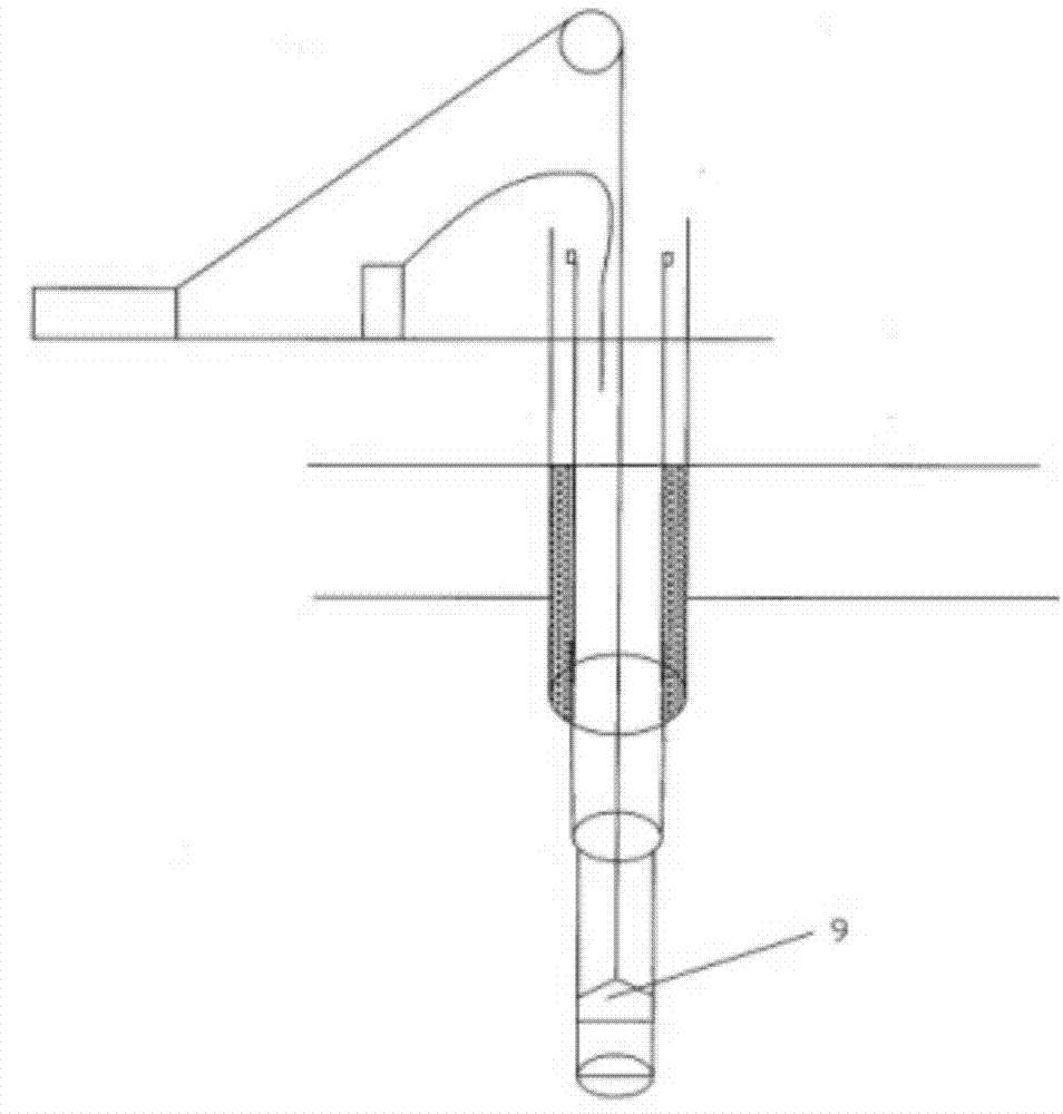 In-water drilled pile foundation construction system capable of recovering steel protective barrels and construction method thereof
